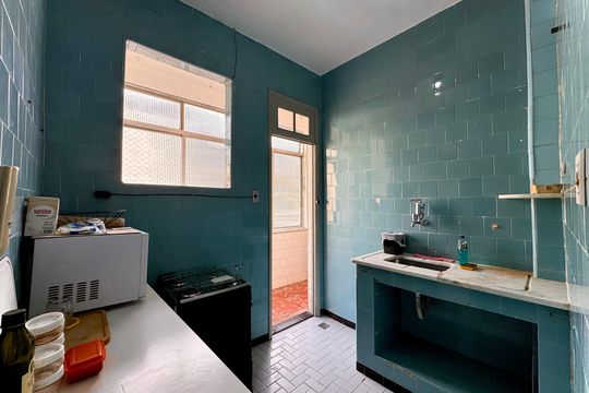 Cozinha de apartamento à venda com 2 quartos, 75m² em Catete, Rio de Janeiro