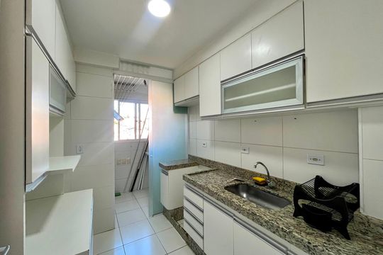Cozinha de apartamento para alugar com 3 quartos, 70m² em Parque Brasília, Campinas
