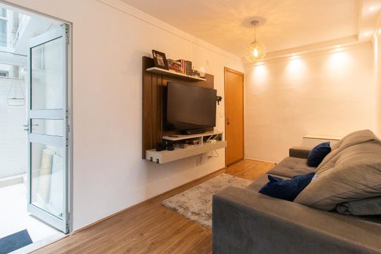 Sala de apartamento à venda com 2 quartos, 67m² em Fanny, Curitiba
