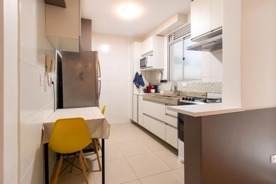 Cozinha - Armários de apartamento à venda com 2 quartos, 67m² em Fanny, Curitiba