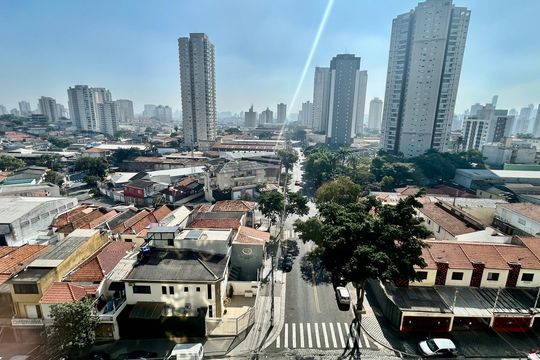 Vista da Sacada de apartamento à venda com 3 quartos, 105m² em Vila Bertioga, São Paulo