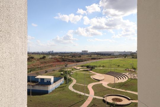 Vista da Sacada de apartamento para alugar com 2 quartos, 52m² em Novo Mundo, Uberlândia