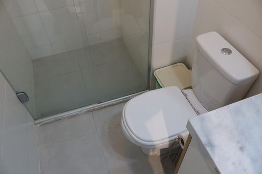 Banheiro de apartamento para alugar com 2 quartos, 40m² em Água Branca, São Paulo