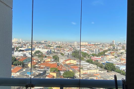 Varanda - Vista de apartamento à venda com 2 quartos, 54m² em Vila Osasco, Osasco