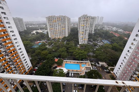 Varanda de apartamento à venda com 1 quarto, 56m² em Barra da Tijuca, Rio de Janeiro