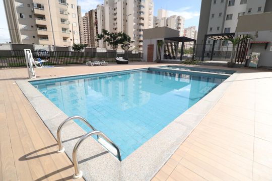 Área comum - Piscina de apartamento para alugar com 2 quartos, 45m² em Jardim Inconfidencia, Uberlândia