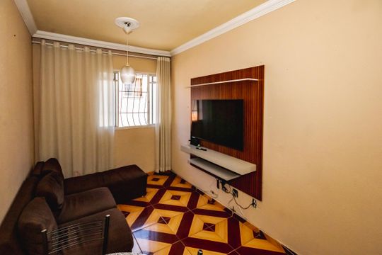 Sala de apartamento para alugar com 2 quartos, 60m² em Candelária, Belo Horizonte