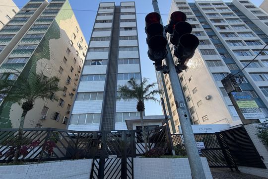 Fachada de kitnet/studio para alugar com 1 quarto, 25m² em José Menino, Santos