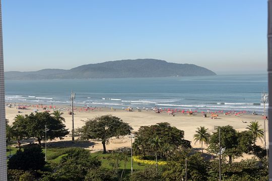 Vista de kitnet/studio para alugar com 1 quarto, 25m² em José Menino, Santos