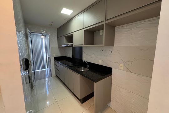 Cozinha de apartamento para alugar com 2 quartos, 64m² em Taguatinga, Brasília