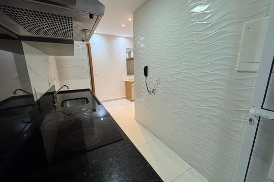 Cozinha de apartamento para alugar com 2 quartos, 64m² em Taguatinga, Brasília