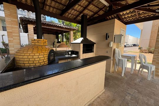 Área comum - Churrasqueira de apartamento para alugar com 2 quartos, 64m² em Taguatinga, Brasília