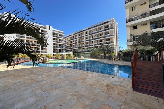Área comum - Piscina de apartamento para alugar com 2 quartos, 64m² em Taguatinga, Brasília