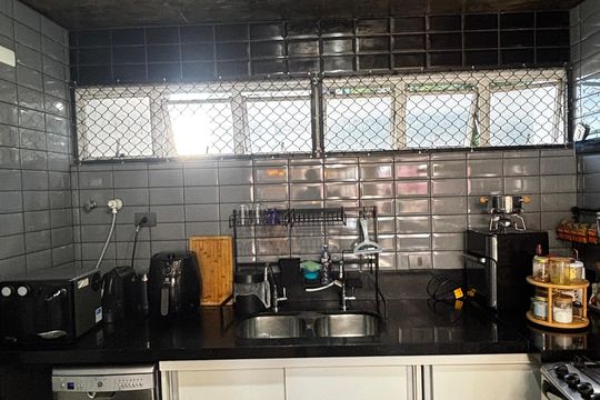 Cozinha de apartamento à venda com 4 quartos, 193m² em Vila Assunção, Santo André
