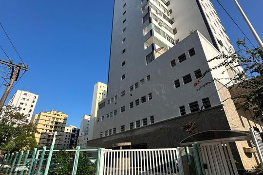 Fachada do Prédio de apartamento para alugar com 1 quarto, 74m² em Itararé, São Vicente