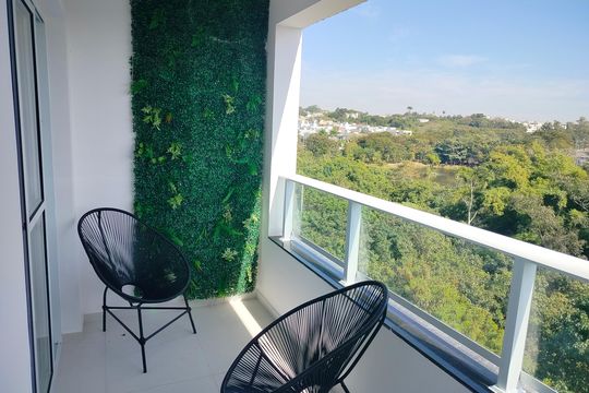Varanda de apartamento para alugar com 3 quartos, 73m² em Parque Campolim, Sorocaba