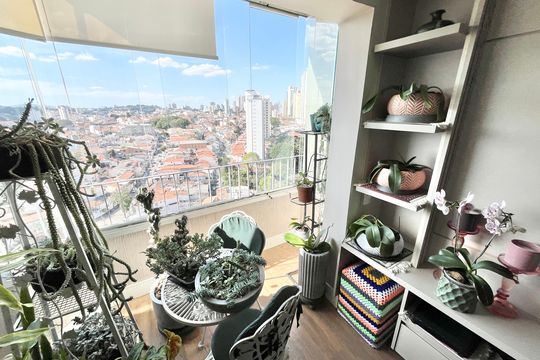 Varanda da Sala de apartamento à venda com 3 quartos, 89m² em Santana, São Paulo