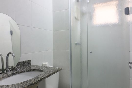 Banheiro Social de apartamento para alugar com 2 quartos, 54m² em Assunção, São Bernardo do Campo