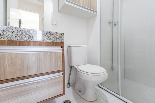 Banheiro de apartamento para alugar com 1 quarto, 41m² em Liberdade, São Paulo