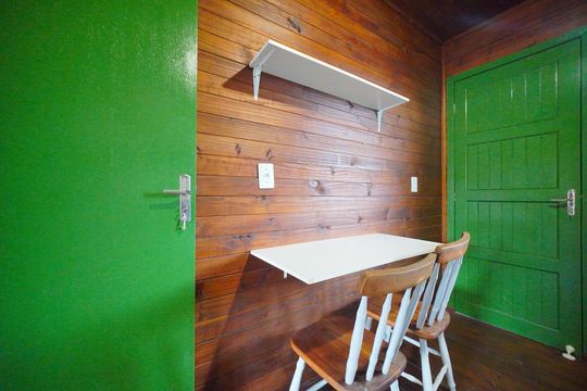 Cozinha de kitnet/studio para alugar com 1 quarto, 36m² em Lagoa Pequena, Florianópolis