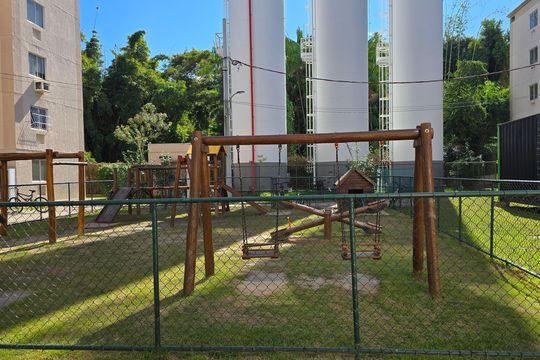 Área externa de apartamento à venda com 2 quartos, 48m² em Santíssimo, Rio de Janeiro