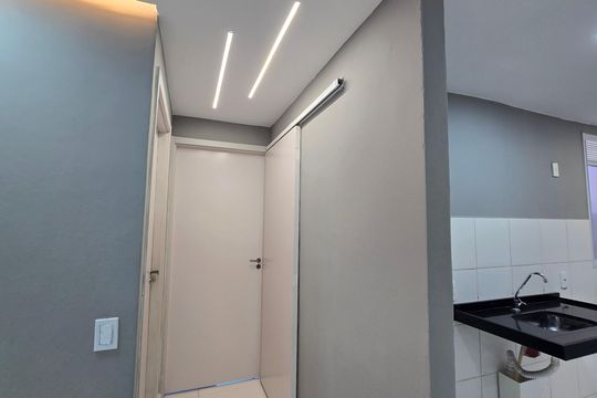 Sala/Cozinha de apartamento à venda com 2 quartos, 48m² em Santíssimo, Rio de Janeiro