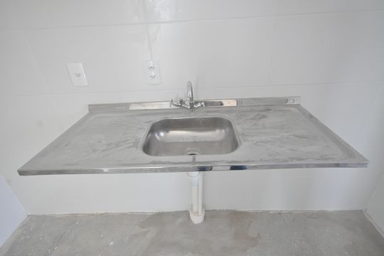 Cozinha de apartamento à venda com 2 quartos, 42m² em Vila Nova Mazzei, São Paulo