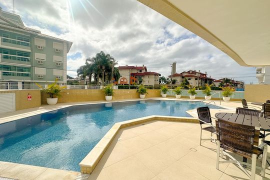 Área comum - Piscina de apartamento para alugar com 3 quartos, 120m² em Ingleses Norte, Florianópolis