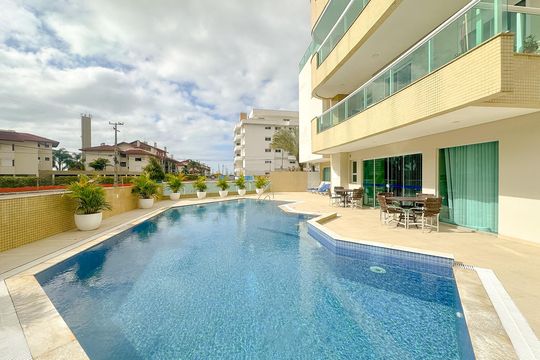 Área comum - Piscina de apartamento para alugar com 3 quartos, 120m² em Ingleses Norte, Florianópolis