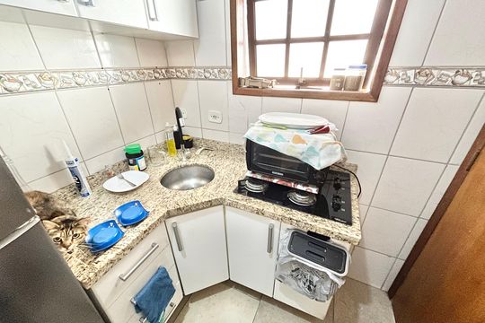 Edícula Cozinha de apartamento à venda com 3 quartos, 78m² em Jardim São Paulo, São Paulo