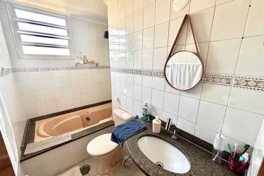 Banheiro de apartamento à venda com 2 quartos, 78m² em Cangaiba, São Paulo
