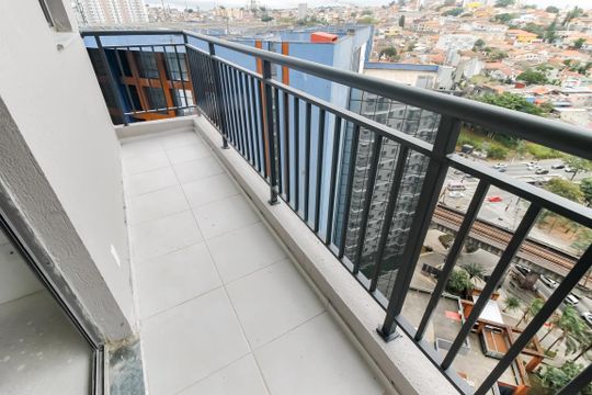 Varanda da Sala de apartamento para alugar com 2 quartos, 40m² em Vila Andrade, São Paulo
