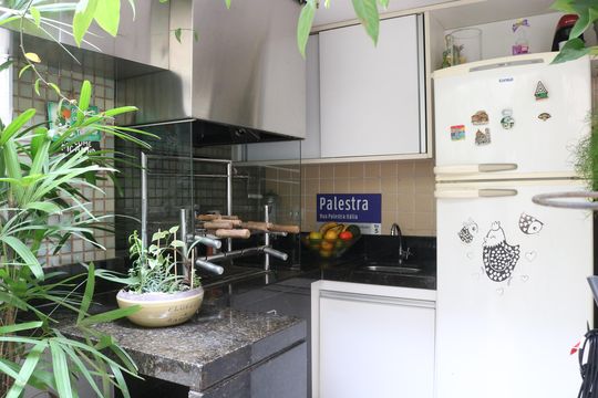 Churrasqueira de casa para alugar com 2 quartos, 121m² em Pompeia, São Paulo
