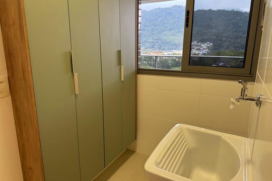 Área de Serviço de apartamento para alugar com 2 quartos, 85m² em Barra Olímpica, Rio de Janeiro