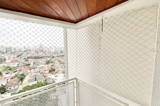 Varanda da Sala de apartamento para alugar com 2 quartos, 60m² em Lauzane Paulista, São Paulo