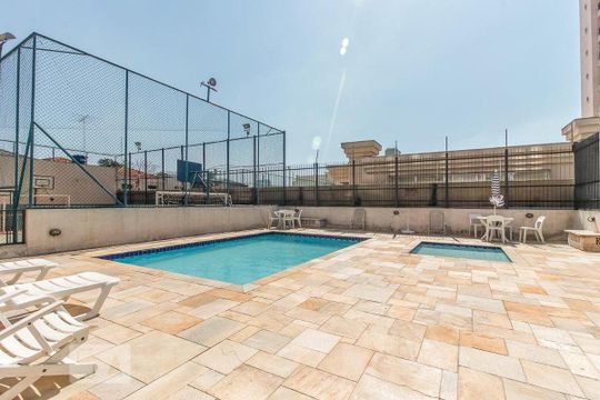 Área comum - Piscina de apartamento à venda com 3 quartos, 84m² em Vila Gomes Cardim, São Paulo