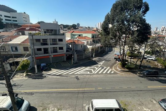 Vista da Sacada de kitnet/studio à venda com 1 quarto, 25m² em Alto da Mooca, São Paulo