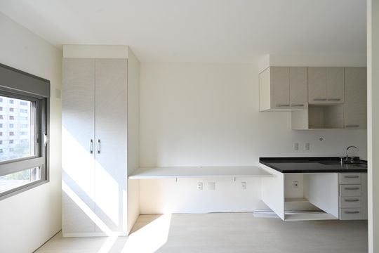 Sala/Quarto de kitnet/studio para alugar com 1 quarto, 24m² em Vila Clementino, São Paulo