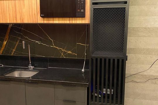 Cozinha de apartamento para alugar com 1 quarto, 21m² em Barra, Salvador