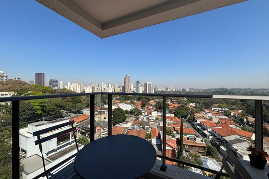 Varanda do Studio de kitnet/studio à venda com 1 quarto, 32m² em Vila Madalena, São Paulo