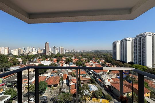 Varanda do Studio de kitnet/studio à venda com 1 quarto, 32m² em Vila Madalena, São Paulo