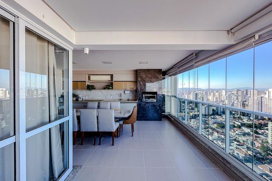 Varanda de apartamento à venda com 3 quartos, 164m² em Tatuapé, São Paulo