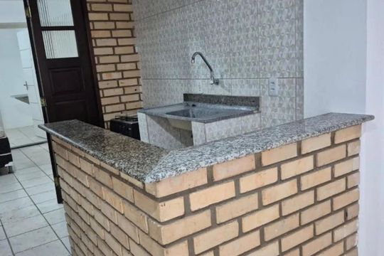 Cozinha de casa para alugar com 1 quarto, 34m² em Jaguaribe, Salvador