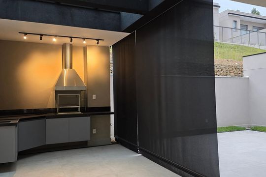 Área externa de casa de condomínio para alugar com 3 quartos, 230m² em Tamboré, Barueri