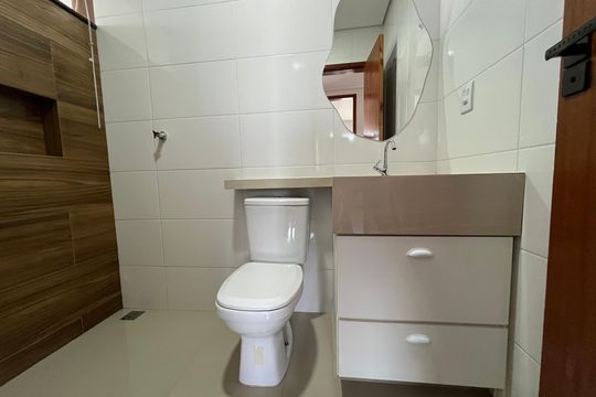 Banheiro Corredor de apartamento para alugar com 3 quartos, 120m² em Aeroporto, Juiz de Fora