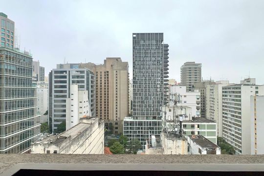 Varanda do studio de kitnet/studio à venda com 1 quarto, 21m² em Jardim Paulista, São Paulo