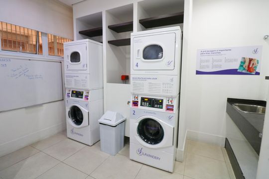 Área comum - Lavanderia de apartamento à venda com 2 quartos, 74m² em Cidade Monções, São Paulo