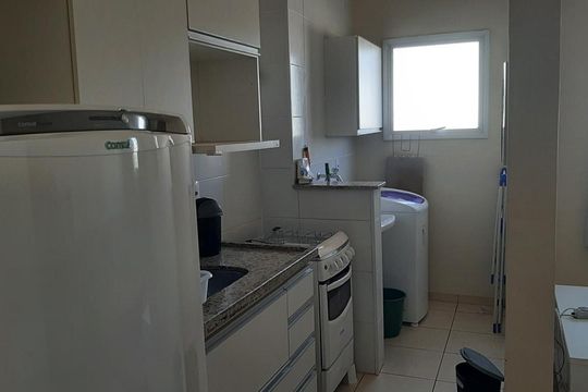 Cozinha de apartamento para alugar com 1 quarto, 40m² em Jardim Nova Alianca, Ribeirão Preto
