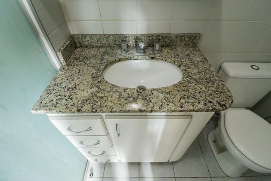 Banheiro da Suíte de apartamento à venda com 3 quartos, 65m² em Lauzane Paulista, São Paulo