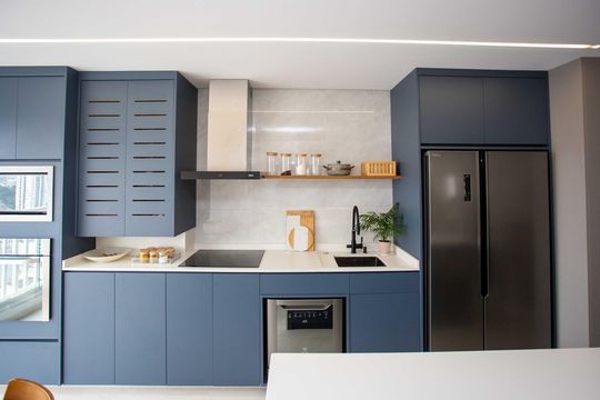Cozinha de apartamento à venda com 2 quartos, 55m² em Centro, Diadema